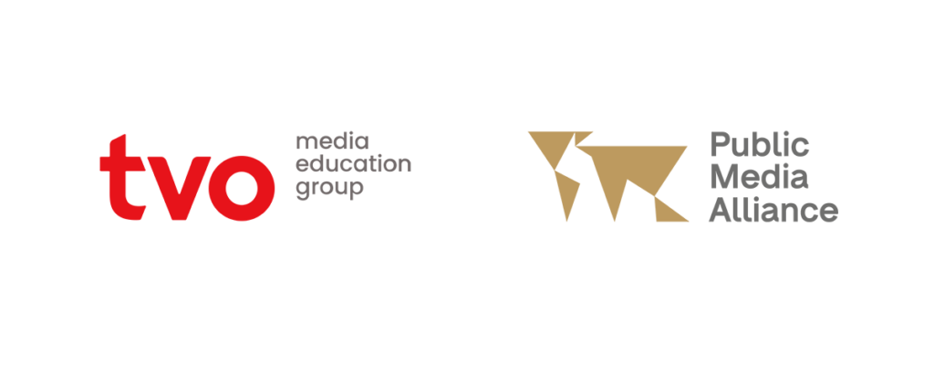 TVO Media Education and Public Media Alliance logos